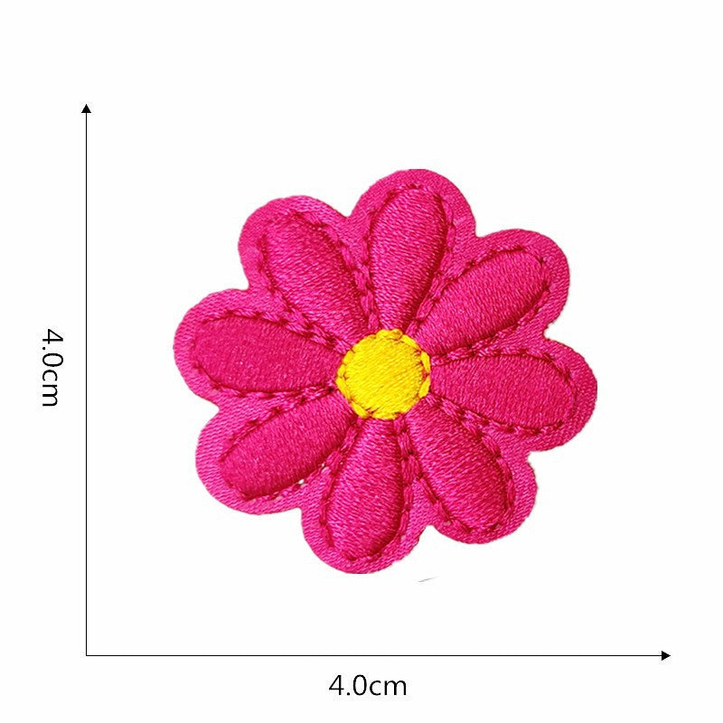 Wholesale Cute bee and sunflower embroidery DIY Patches