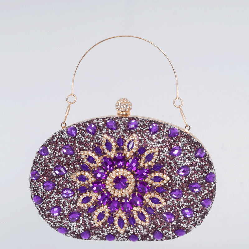 Wholesale Sunflower Diamond Evening Clutch