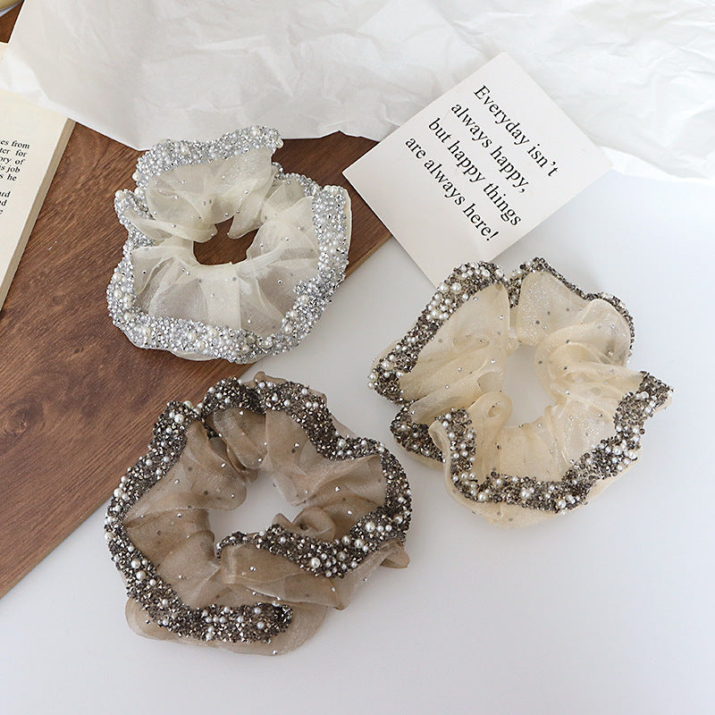 Wholesale Rhinestone elegant ponytail hair tie