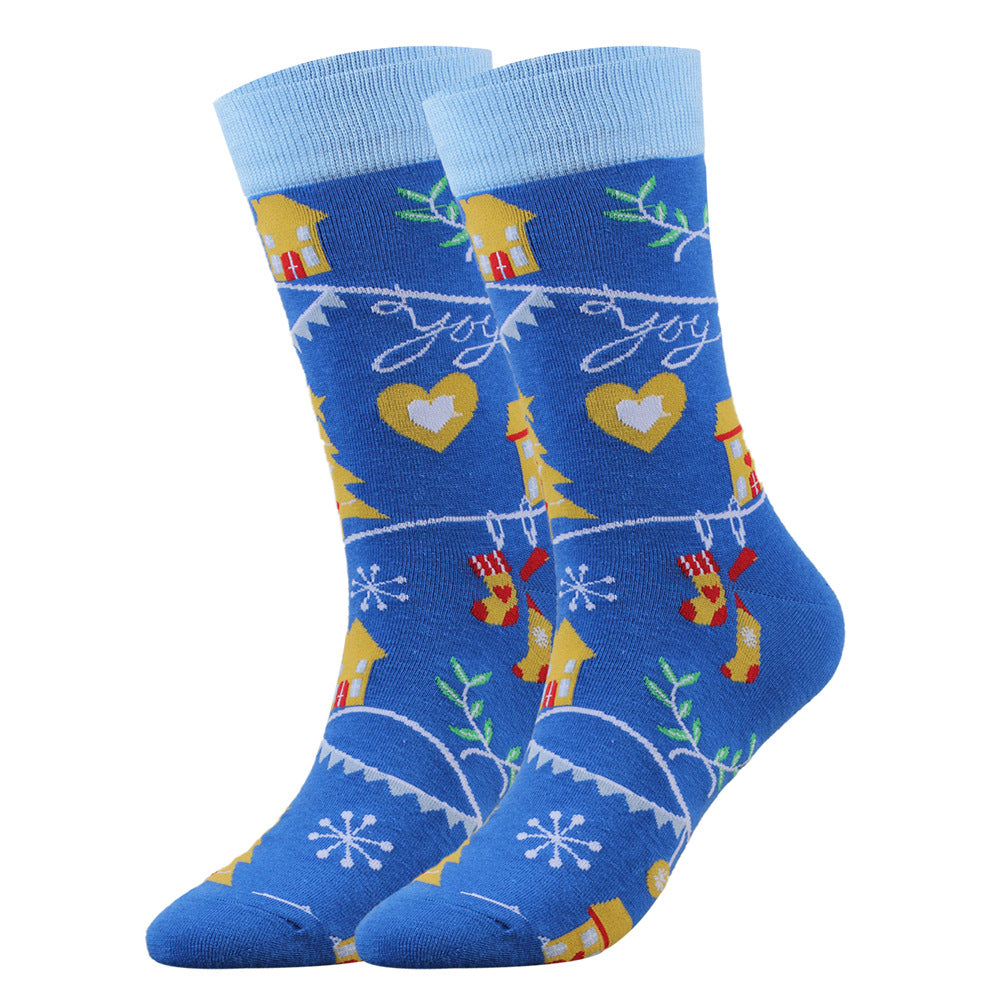 Wholesale New Christmas Men's Cotton Socks