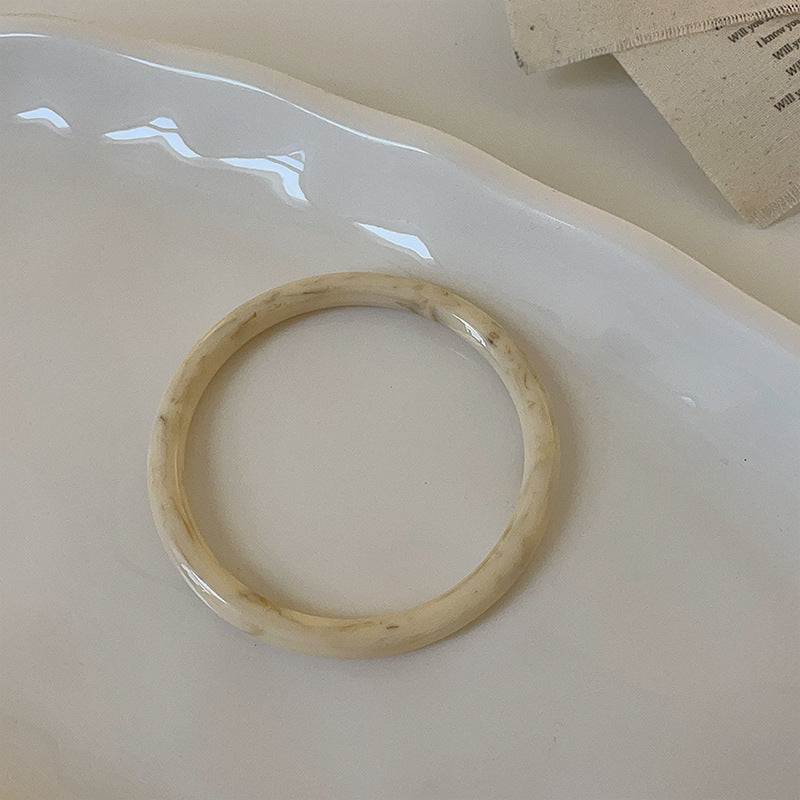 Wholesale Irregular Resin Texture Bracelet