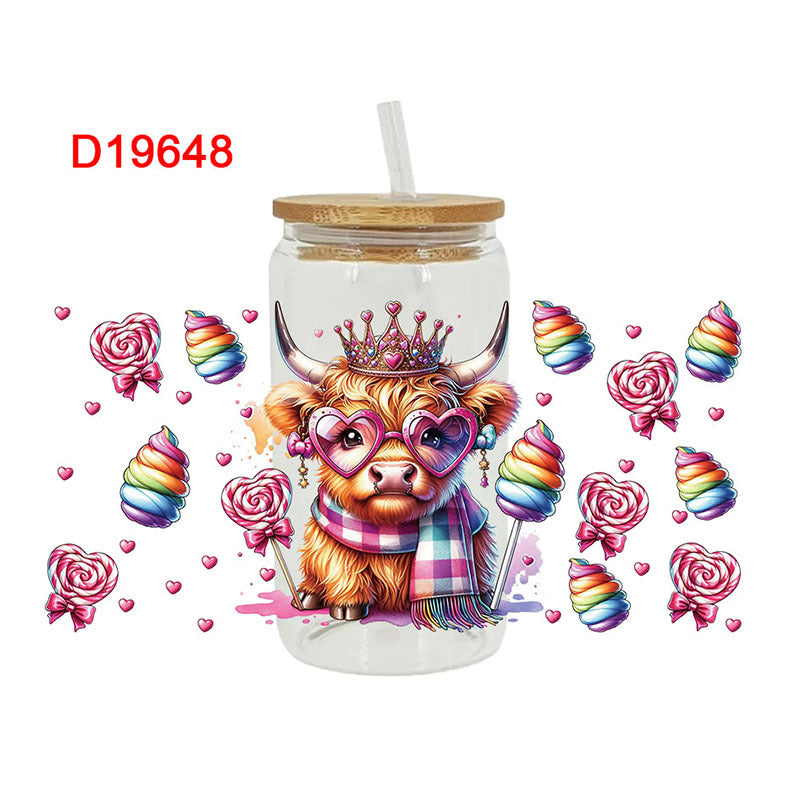 Wholesale UV Transfer Paste Glass Crystal Label Crystal Paste 16OZ UV DTF WRAPS