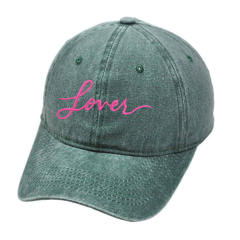 Wholesale Valentine's Day Lover Embroidered Cotton Baseball Hat