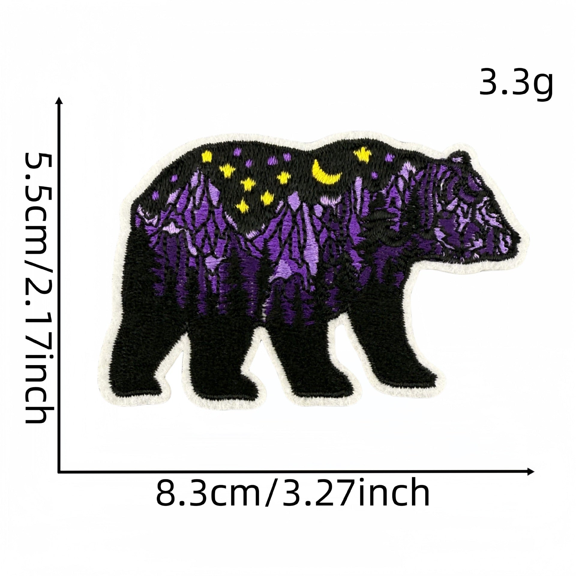 Wholesale Animal bear cloth patch embroidery patch accessories