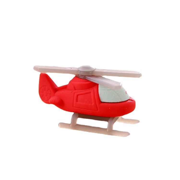 Wholesale Cartoon Helicopter TPR Eraser