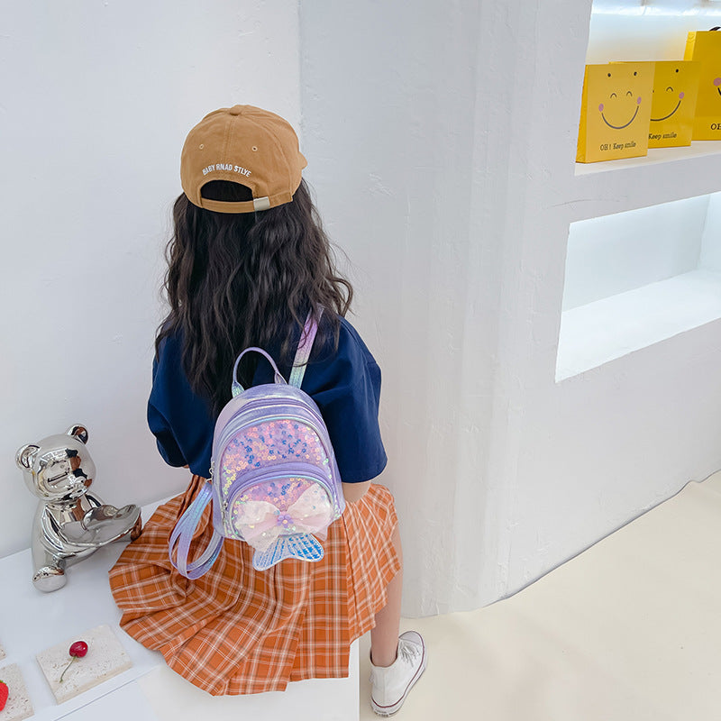 Wholesale PU Sequin Kids Bag
