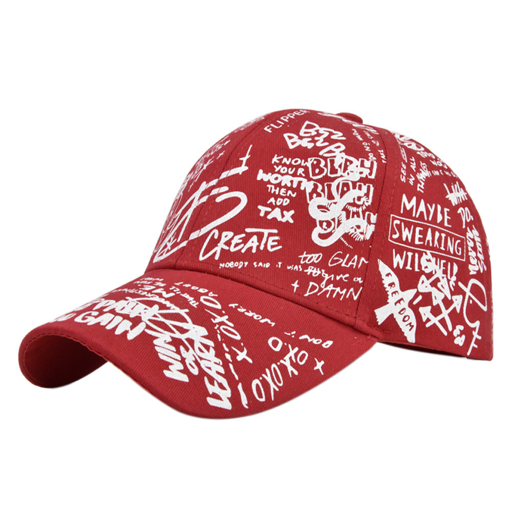 Wholesale Printed 3D Personalized Graffiti Baseball Cap