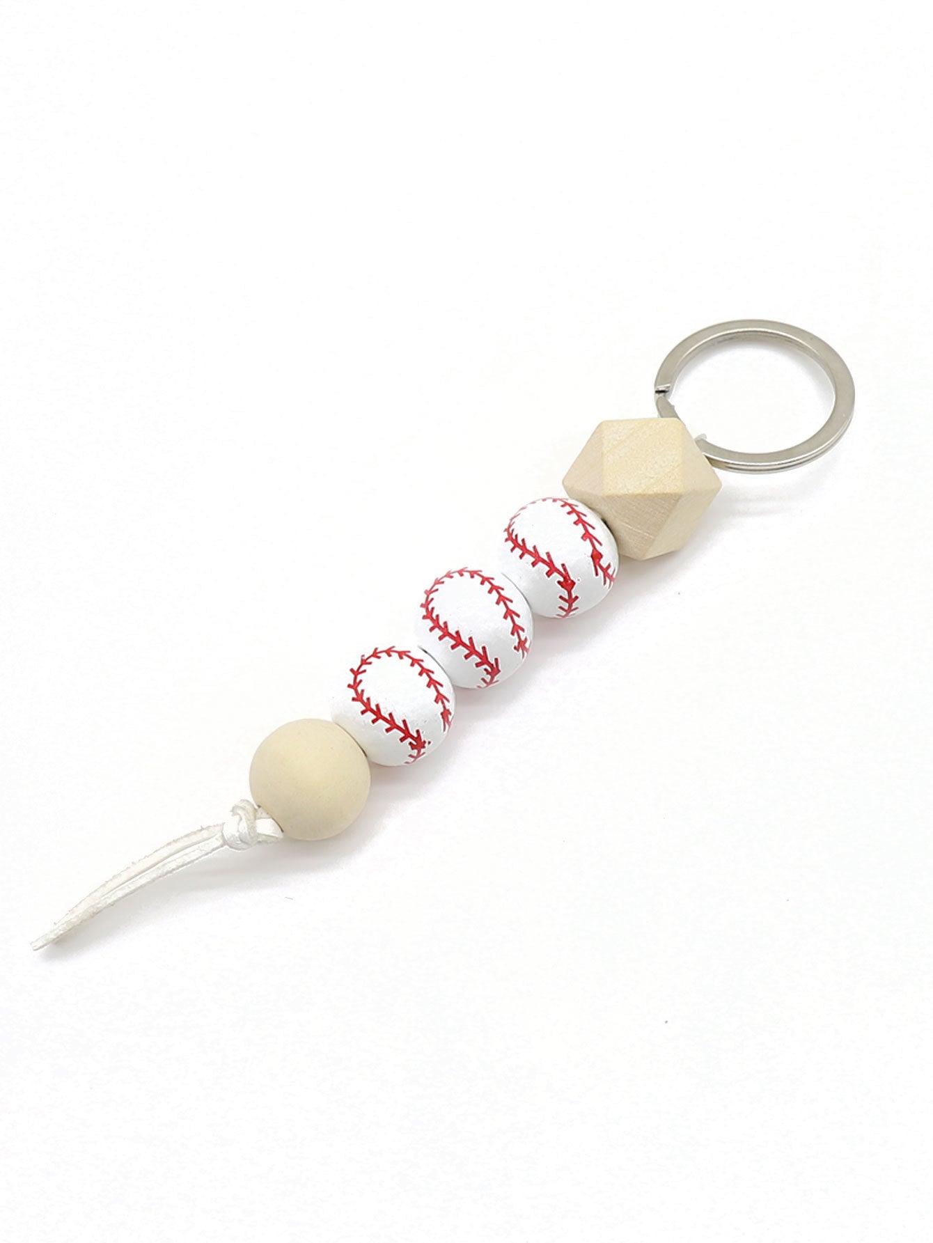 Wholesale Basketball Baseball Creative Wood Keychain
