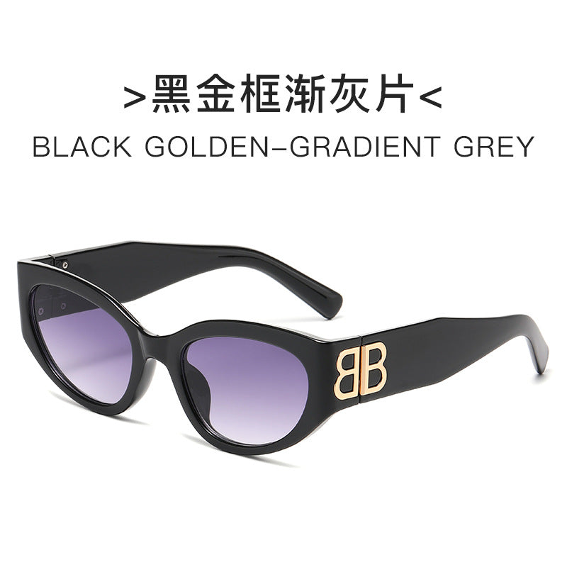 Wholesale Retro cat-eye high-end glasses