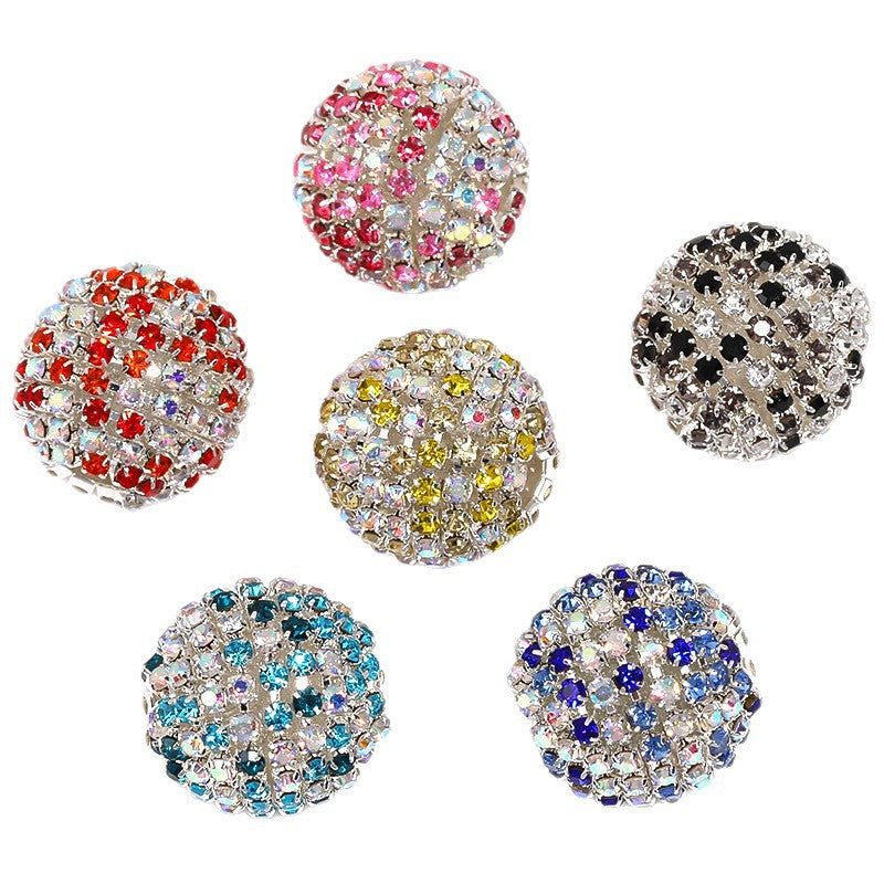 Wholesale 5pcs/pack Heavy Duty Colored Rhinestone Claw Chain Drill Beads