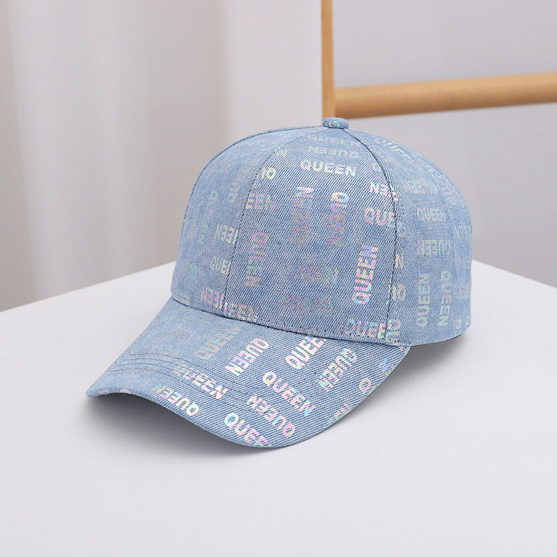 Wholesale baseball cap letter hot stamping sun hat