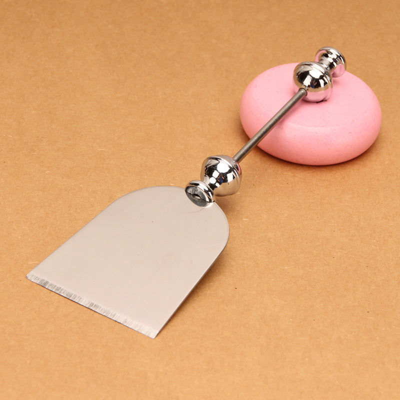 Wholesale Beadable Utensils DIY Stainless Steel Pizza Shovel Bread  Butter Cream Table Cutlery