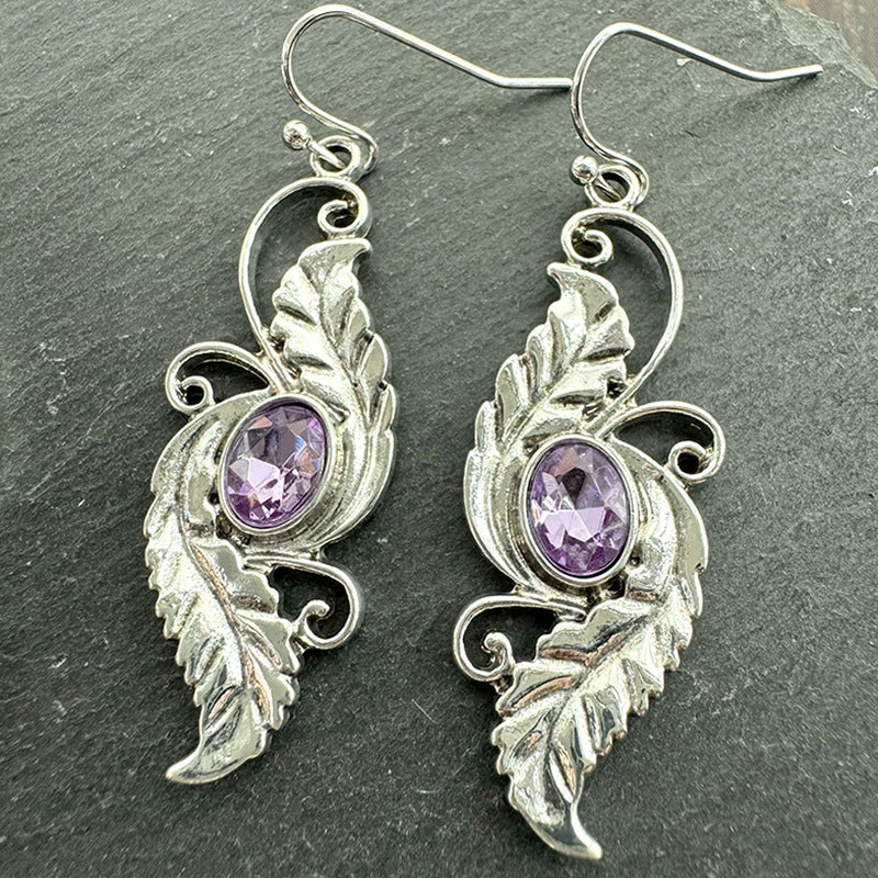 Wholesale Creative Retro Diamond-studded Personality Simple Distressed Multi-style Combination Set Earrings