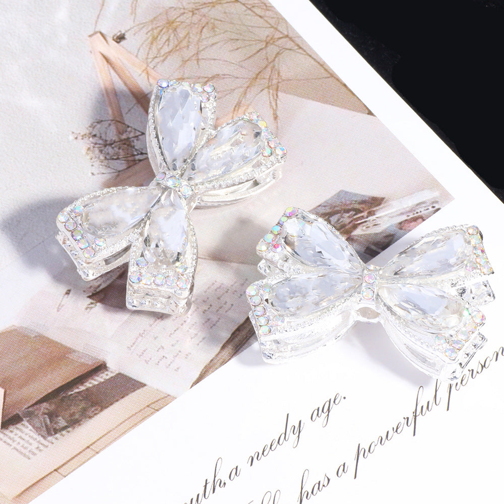 Wholesale 5pcs Colorful crystal bow DIY jewelry beads