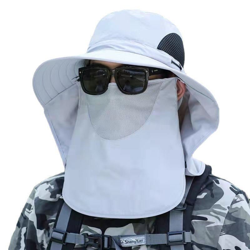Wholesale Anti-UV and Waterproof Travel Face-covering Neck Cap for Men