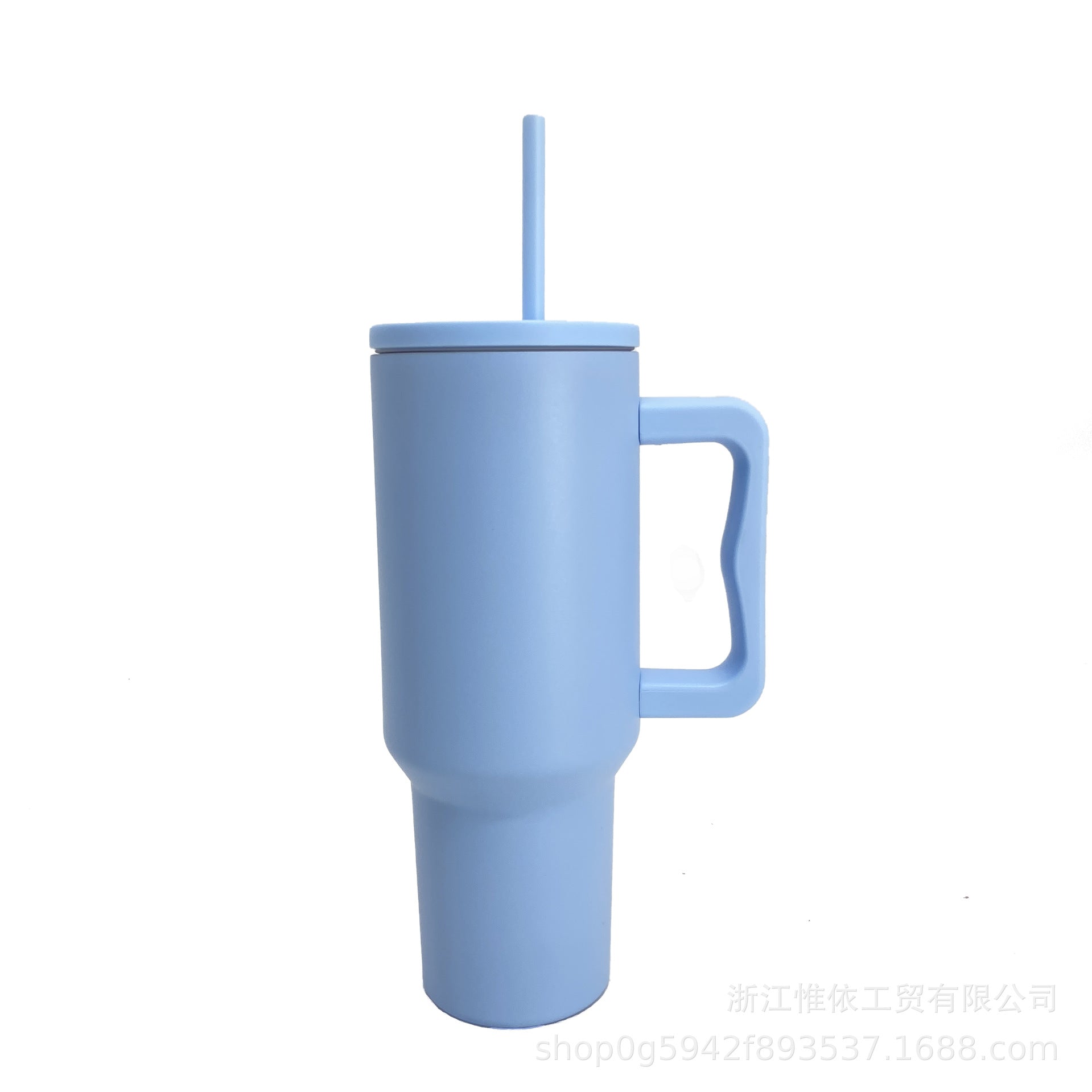 Wholesale 40oz Handle Car Cup Stainless Steel Straw Ice Cup Car Portable Thermos Cup