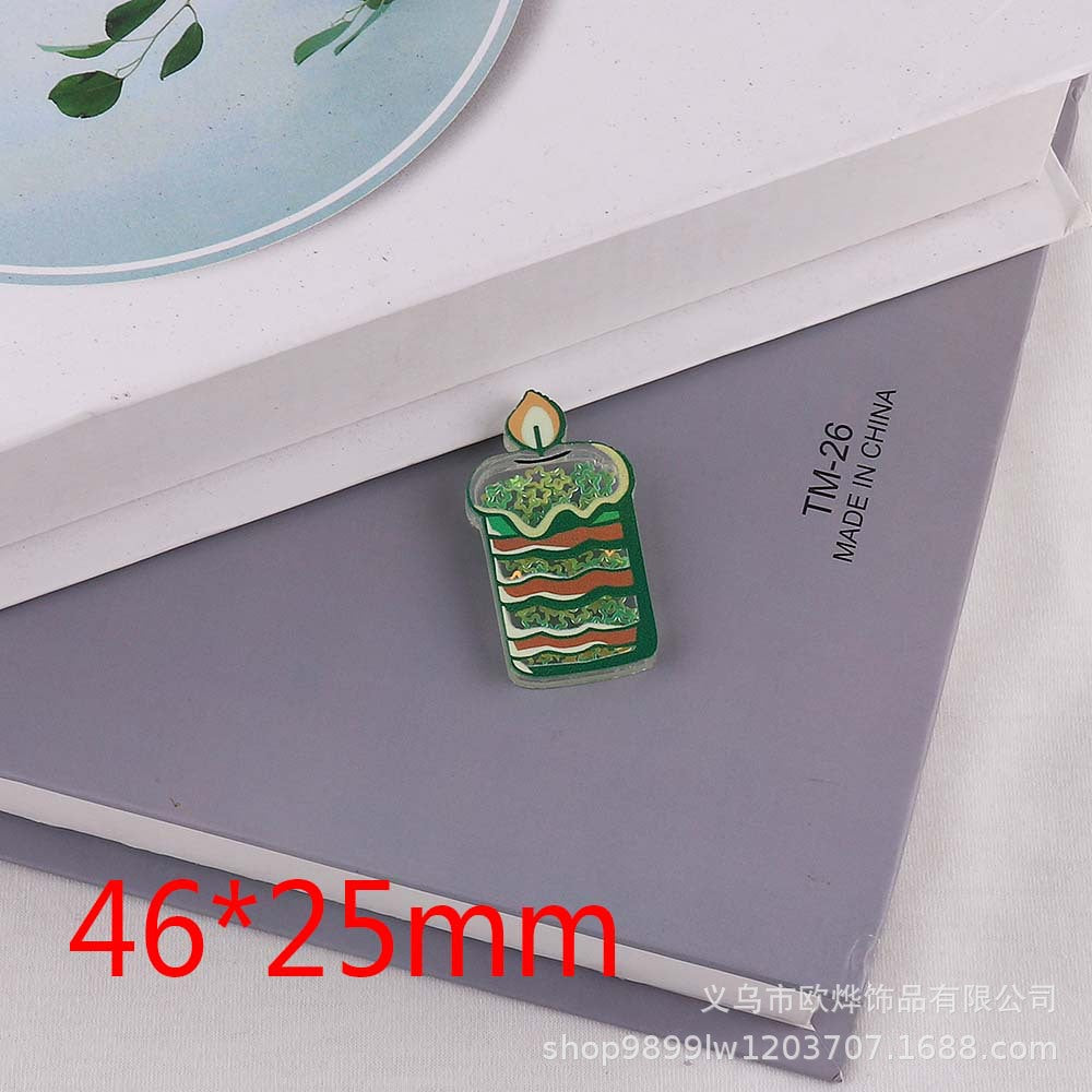 Wholesale 10pcs Cartoon AcrylicJewelry Accessories DIY Patch FlatBack