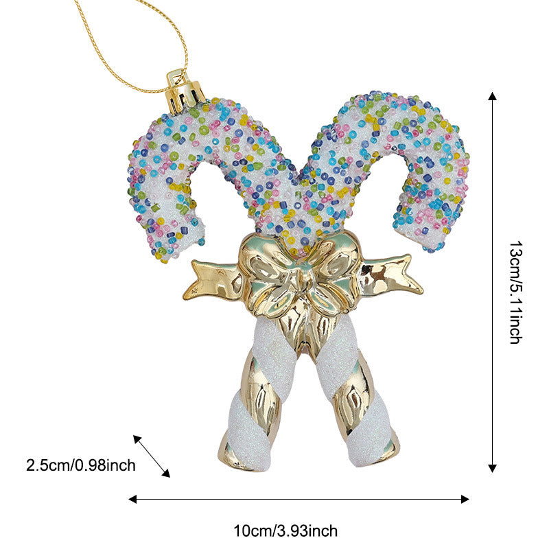 Wholesale Christmas decorative ornaments 3D snowflake bows