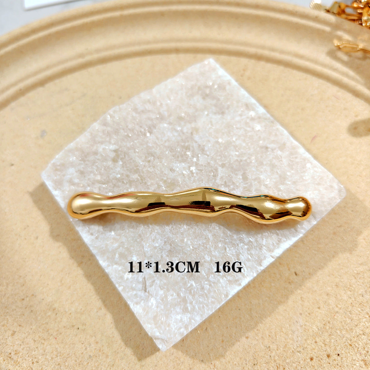 Wholesale Spring Clip Geometric Alloy Hairpin Back Head Ponytail Hair Accessories All-match Fashion Hair Headwear