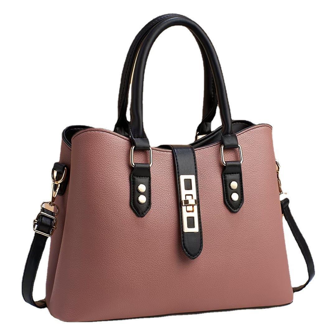 Bolso de madre portátil estampado al por mayor Pu Lychee