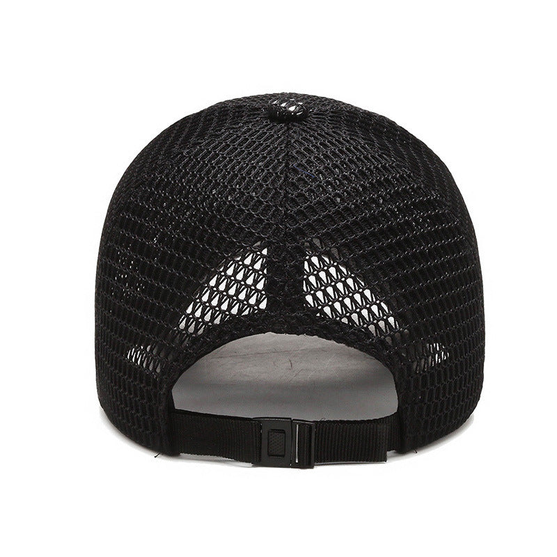 Wholesale Gauze sun visor fishing baseball mesh cap breathable duckbill cap