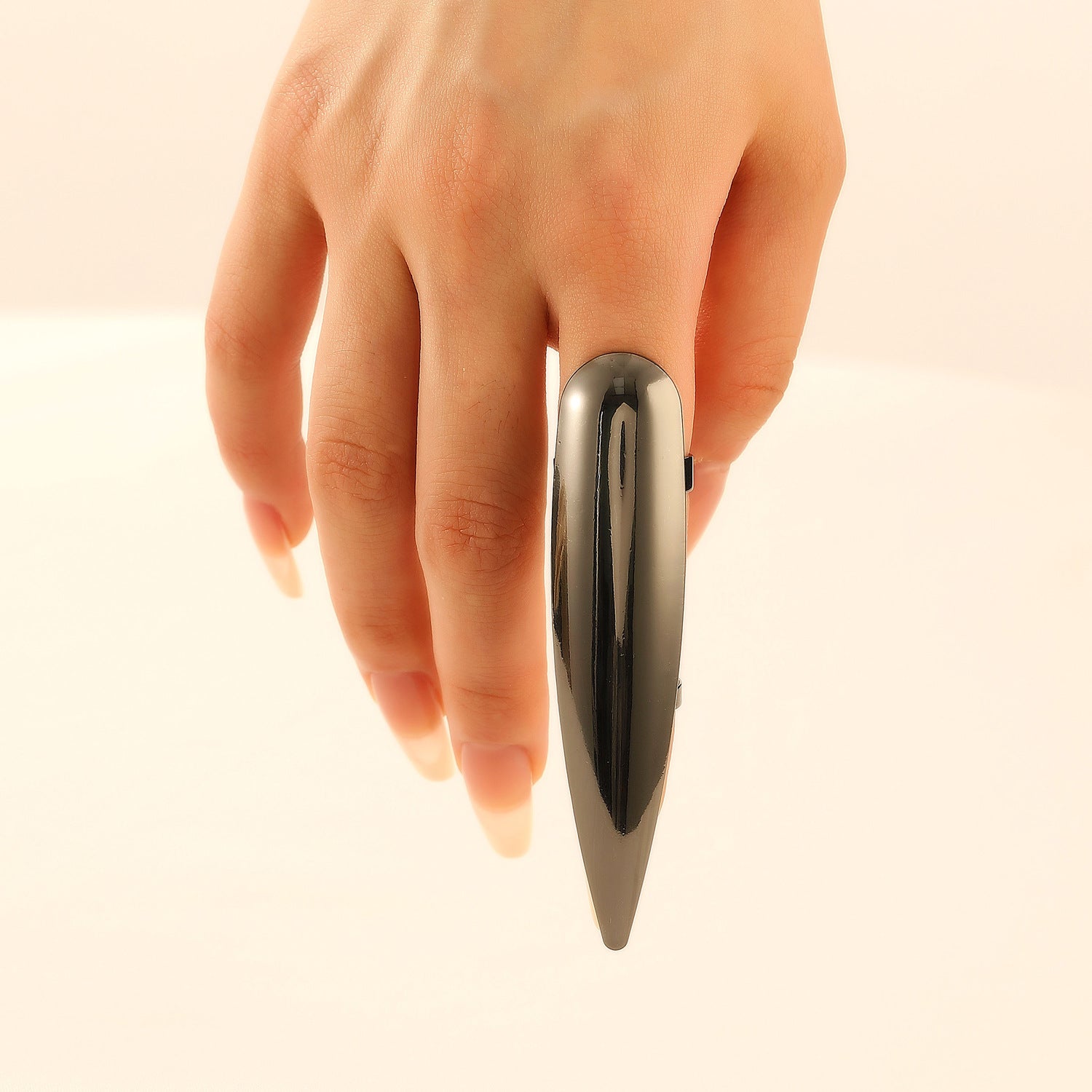 Wholesale  Geometric Diamond Opening Nail Copper Ring