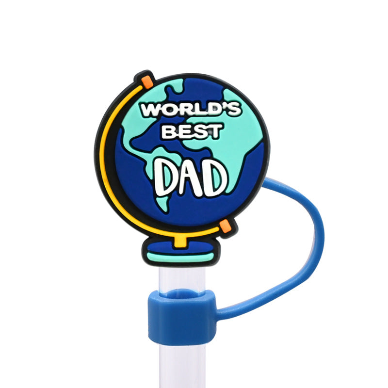 Wholesale Random 100pcs/pack    Father' s Day internet celebrity dust plug straw hat  Straw Tube Cap