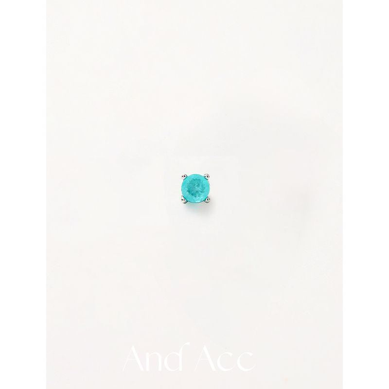 Wholesale Blue multi piece starry earrings without collision