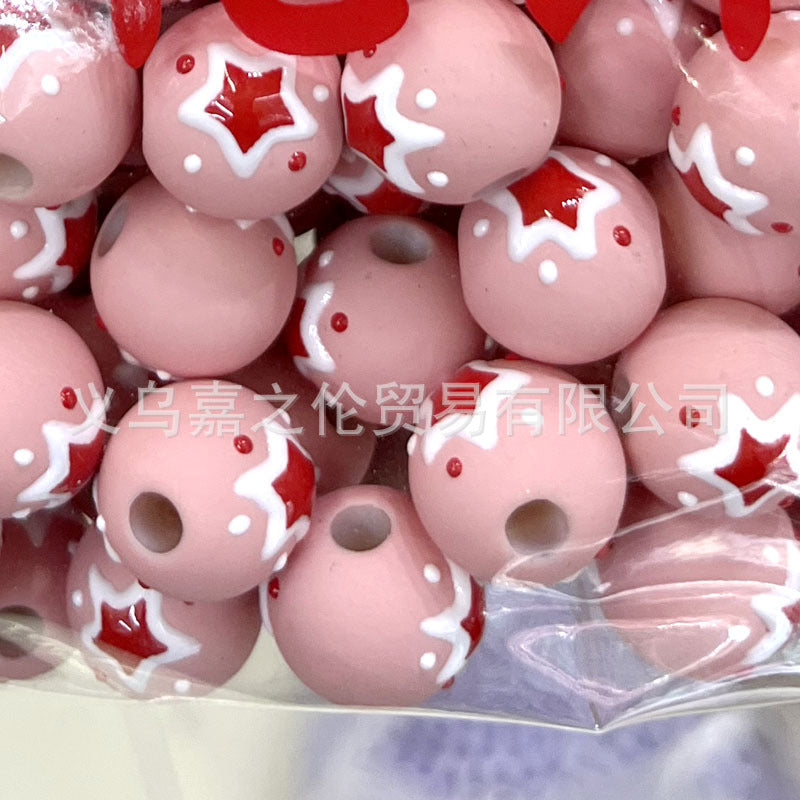 Cuentas acrílicas de 200pcs de 200 piezas al por mayor