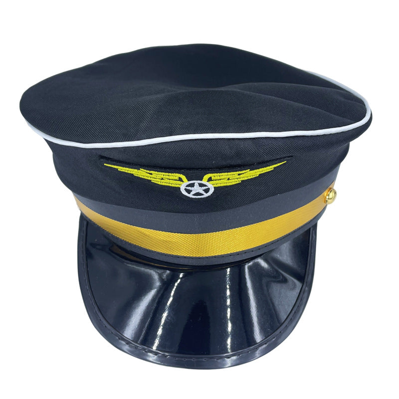 Wholesale Polyester Props Flight Cap Captain Cap