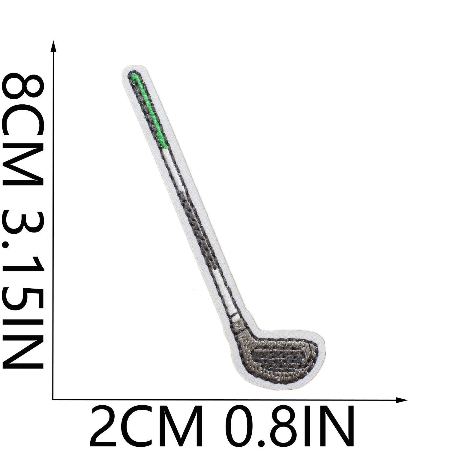 Wholesale Chic Golf Club Embroidered Patch Polyester Clothing Decorative Accent Casual Everyday Use