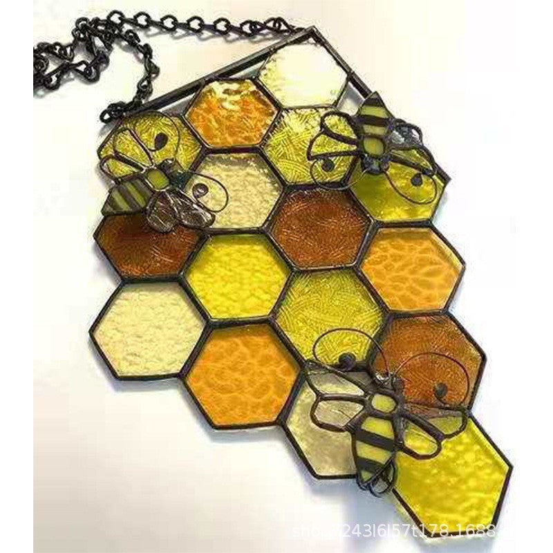Wholesale Colorful Honeycomb Pendant Holiday Gift Creative Decoration