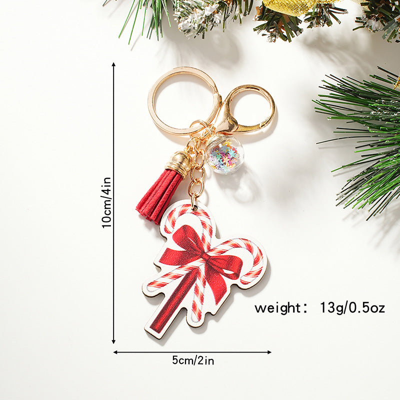 Wholesale Christmas Wooden Keychain