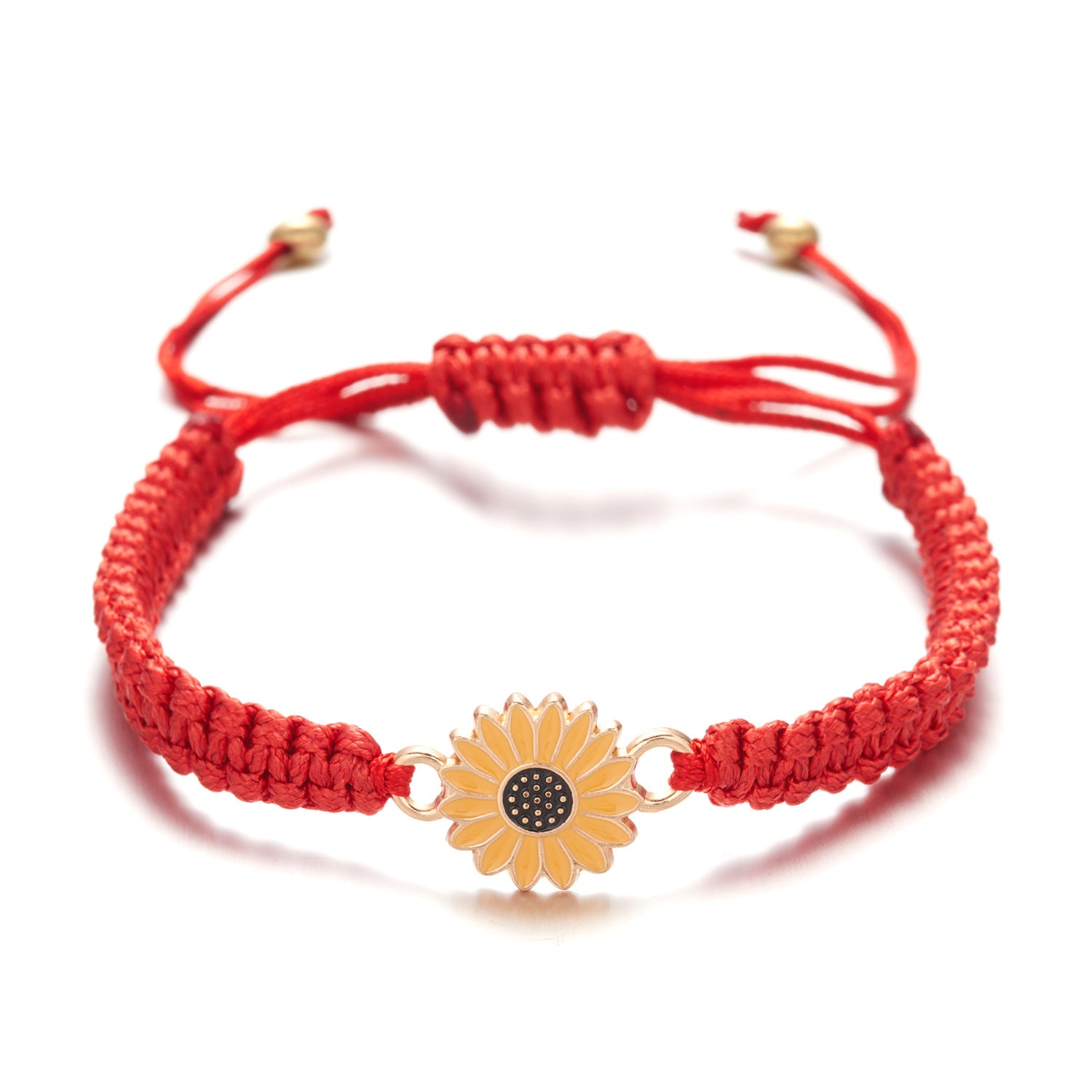 Wholesale Woven Sunflower Bracelets