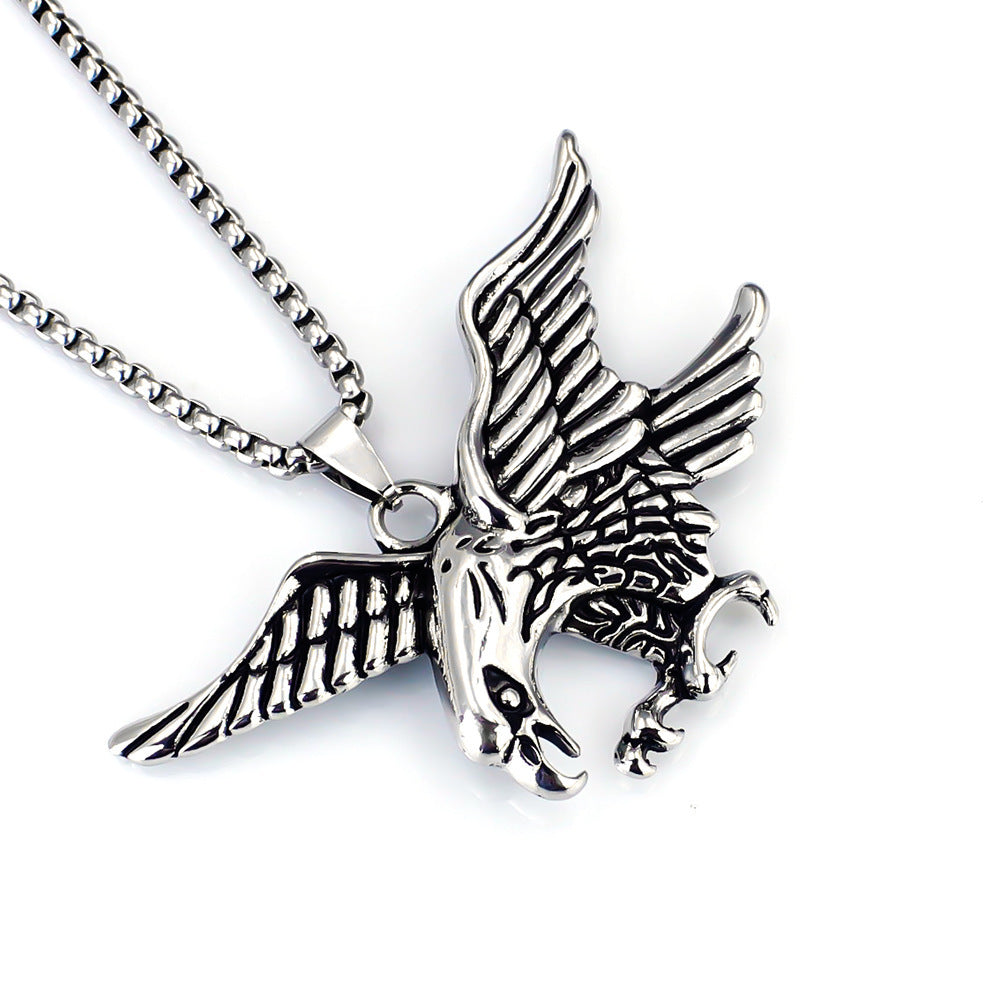 Wholesale Retro Clown Face Pendant Necklace For Men Stainless Steel Jewelry Accessory OLY Exclusive