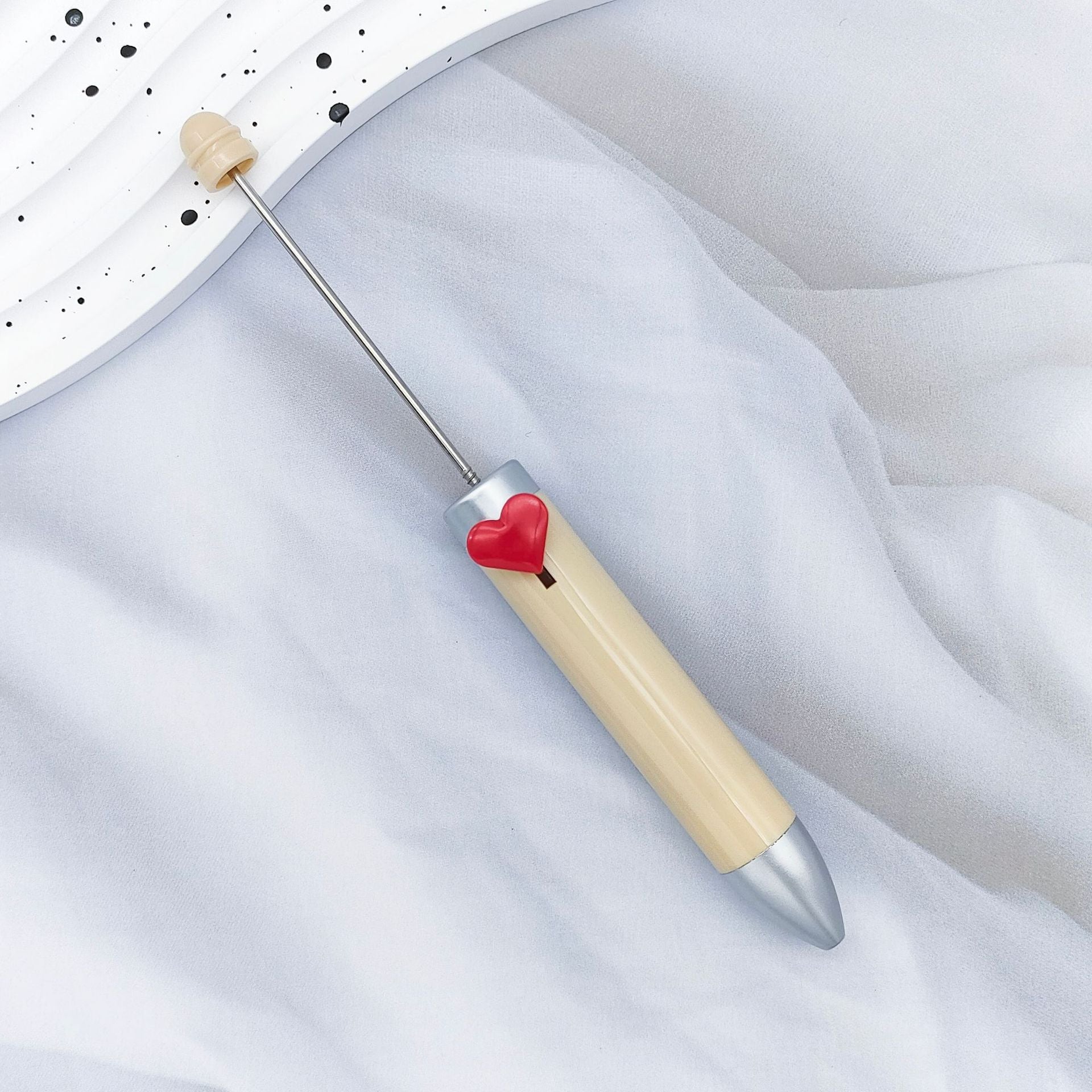 Wholesale 2pcs DIY Heart 7 Color Ballpoint Pen