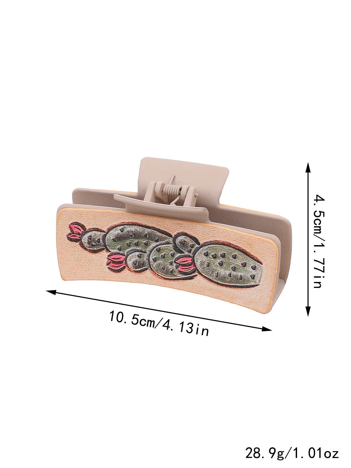 Wholesale western cowboy horsehair leather hair clip shark clip