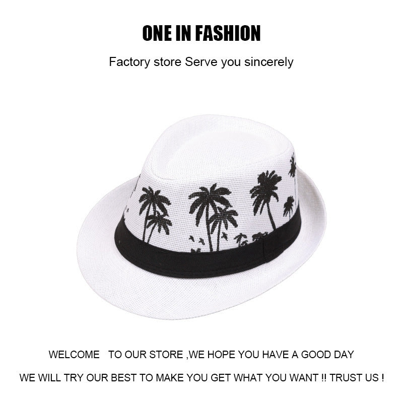 Wholesale Grass Woven Coconut Tree Beach Hats