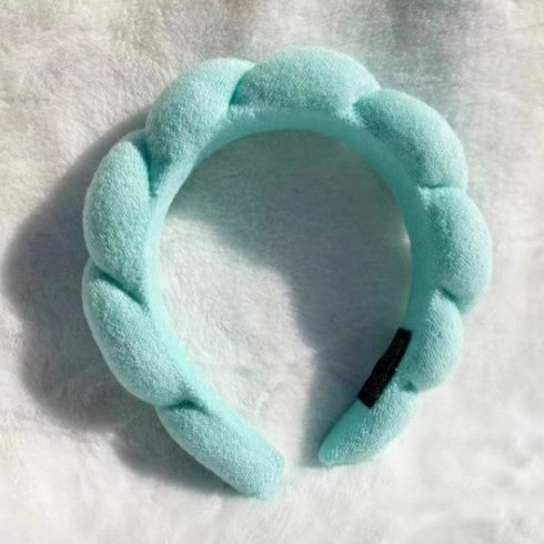 Wholesale Wholesale Fashion Face Wash Makeup Twist Sponge Hair Hoop
