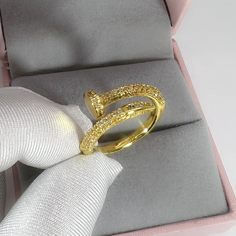 Wholesale Geometric diamond ring