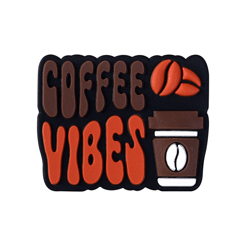 Wholesale 20pcs/ pack food-grade DIY letter silicone beads