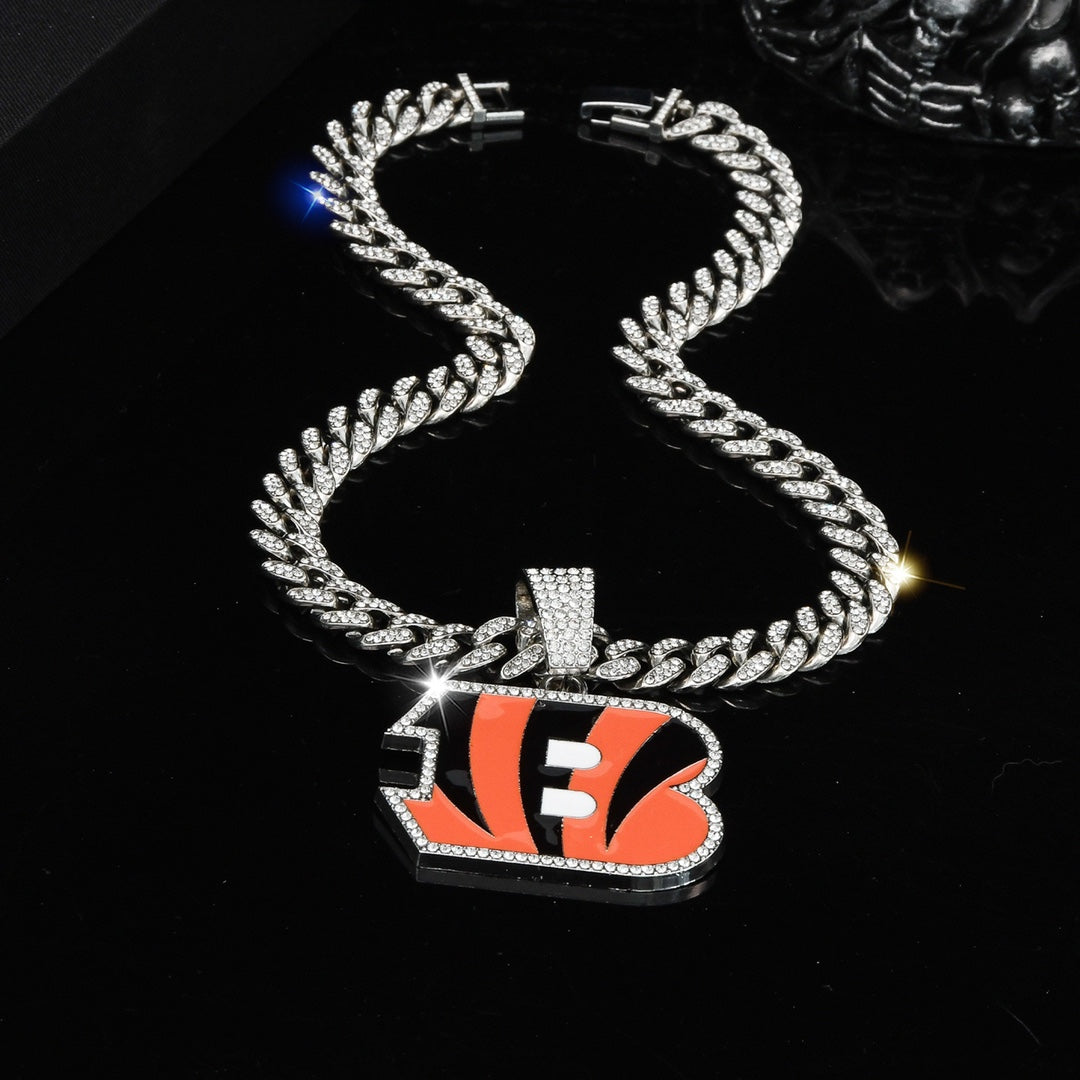 Wholesale Oil Drop Sports Pendant Necklace