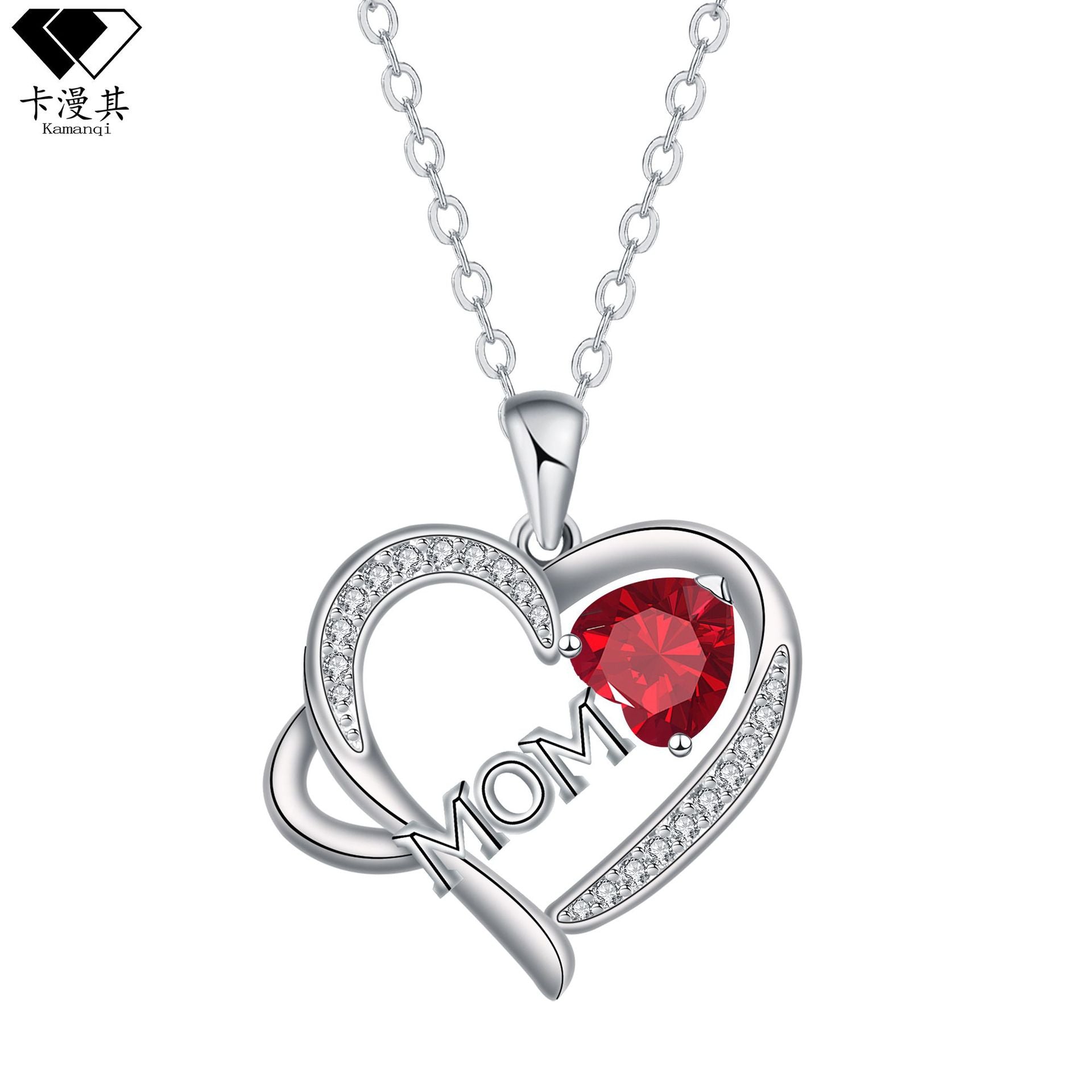 Wholesale Valentine' s Day Heart-Wrapped Necklace