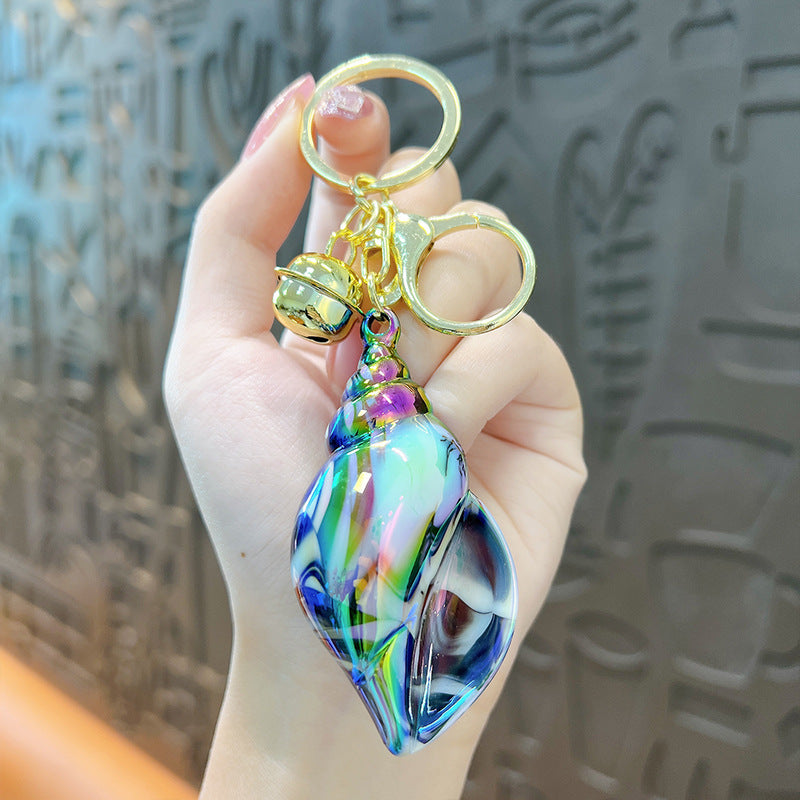 Wholesale Colored Conch Acrylic Keychains
