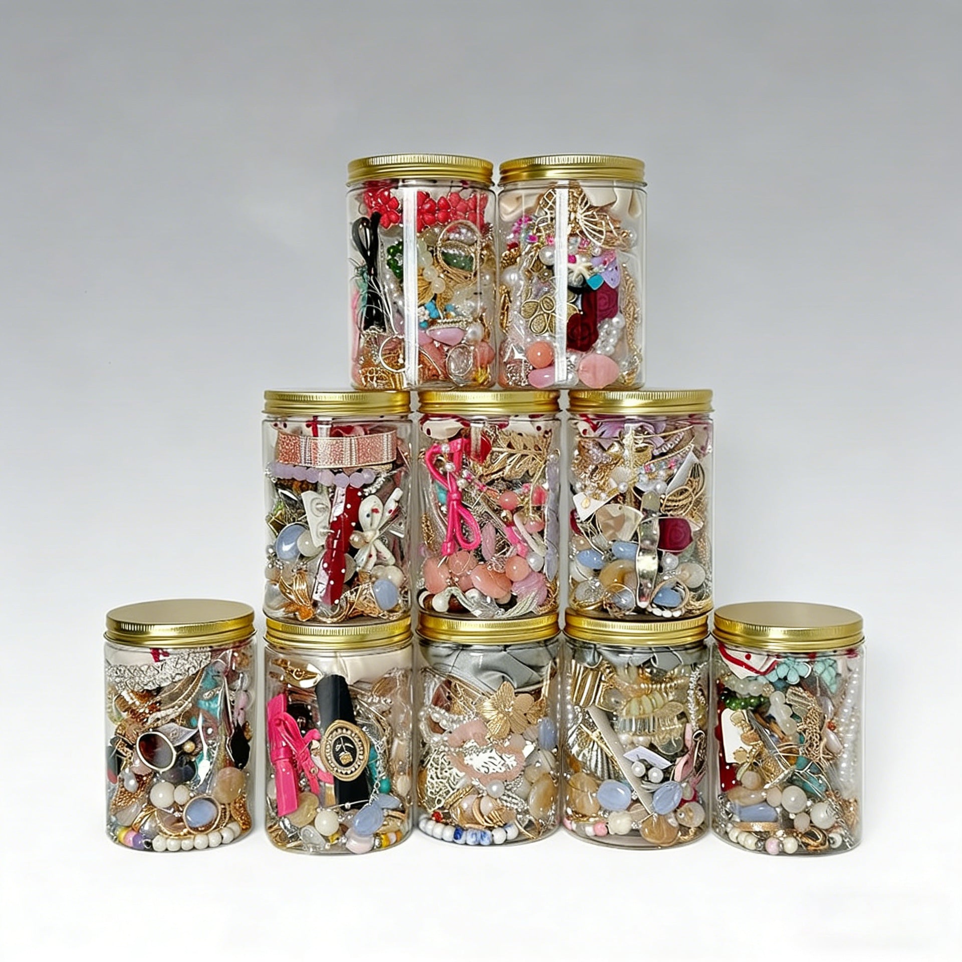 Wholesale Stylish Surprise Jewelry Gift Set Random Gold Alloy Earrings Necklace Bracelet Hair Clip Animal Party Accessory