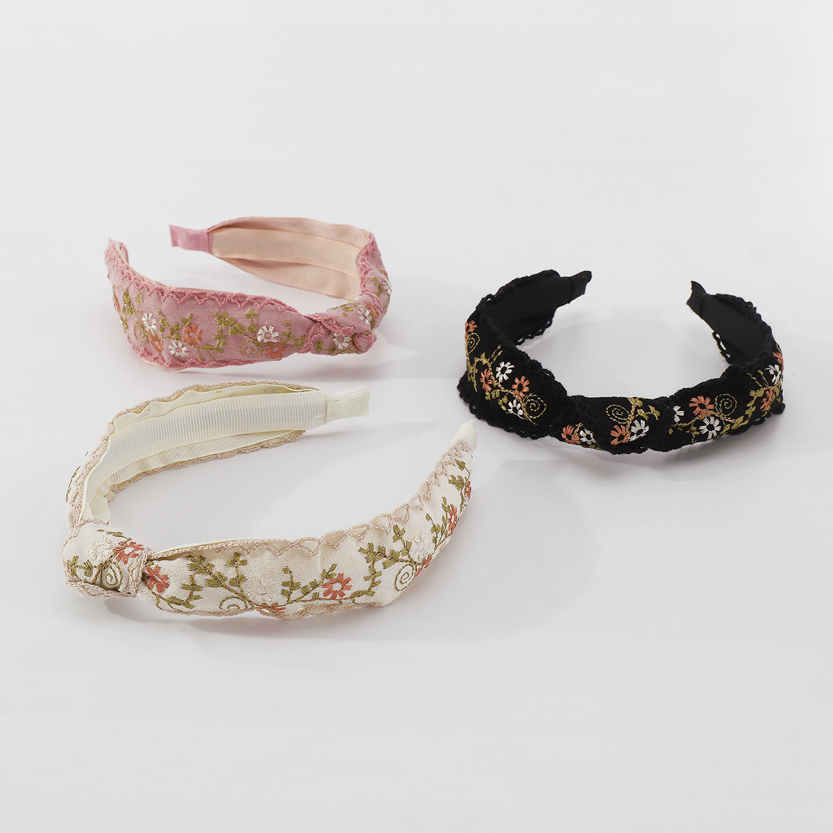 Wholesale Embroidered Flower Floral Headband