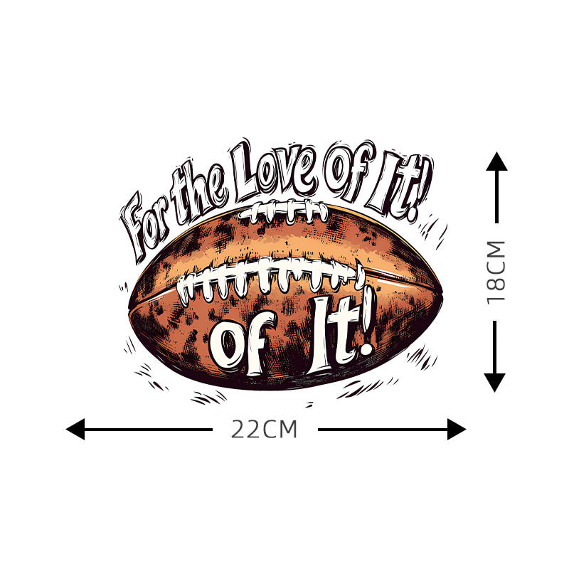 Wholesale rugby jersey UV DTF ready-to-use transfer stickers