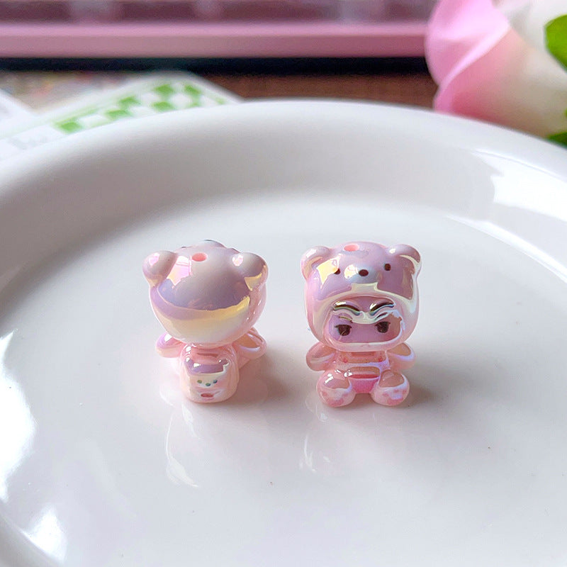 Wholesale Cute cartoon  bead 3D Focal Beads