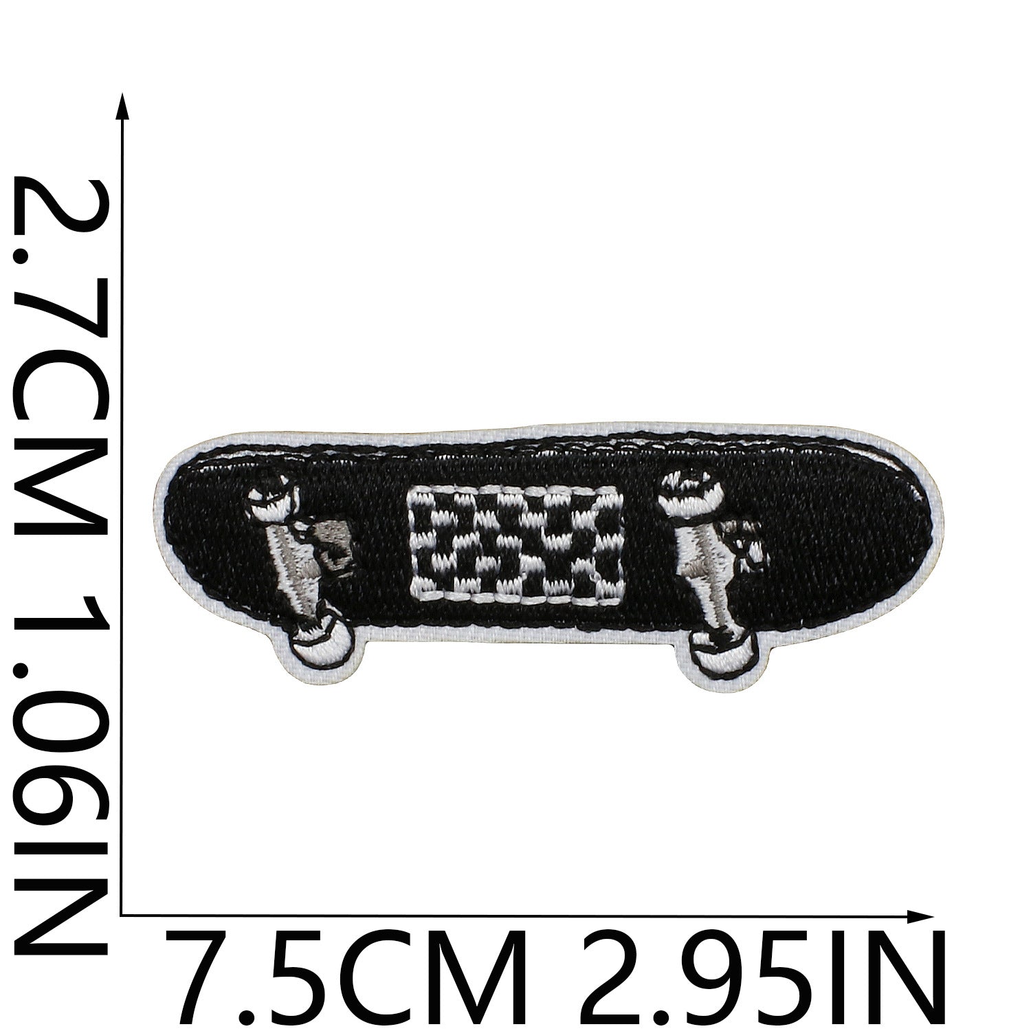Wholesale Iron On Embroidered Patch Set Love Lips Lightning Black White Flowers Trendy Fashion Clothing Decoration Gift Resale