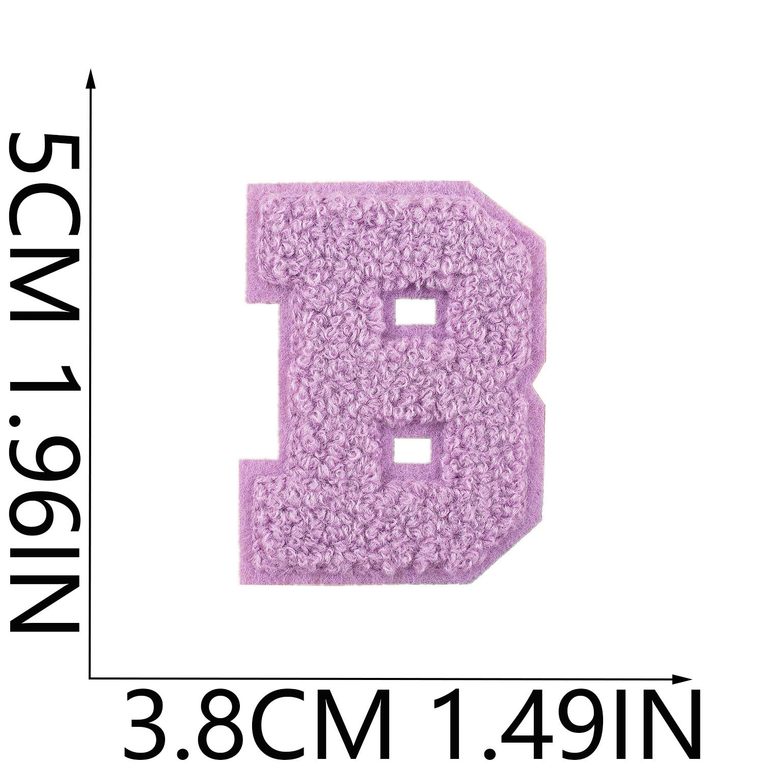 Wholesale Embroidered fabric patch hat and bag decoration A-Z English letter  DIY Patches